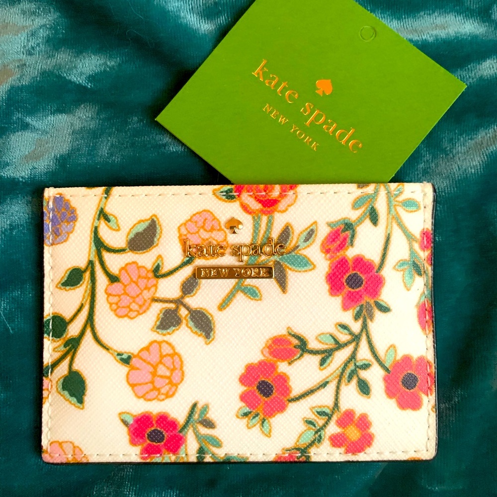 Kate Spade New York Card Holder Spring Time Blossoms